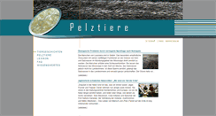 Desktop Screenshot of pelz-tiere.de