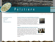 Tablet Screenshot of pelz-tiere.de